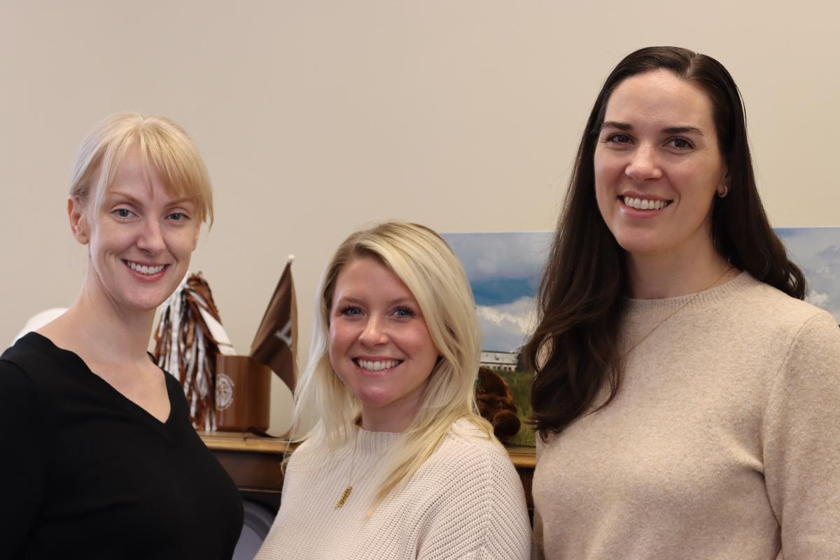 Adrienne Larmett, Katlyn Andrews and Jenn Romano are part of Lehigh's Internal Audit Team