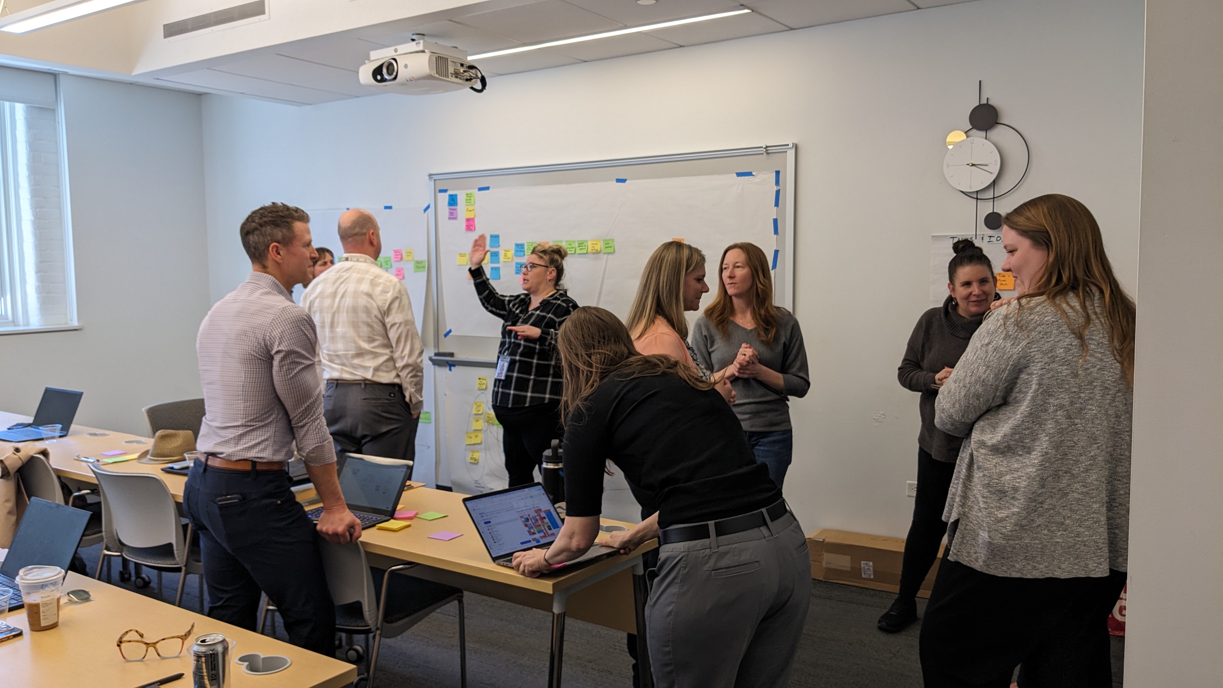 Lehigh employees attending mapping workshop.