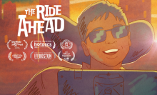 A poster promoting the movie The Ride Ahead