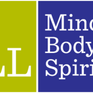 The words Be Well on a green background