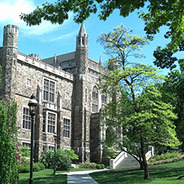 A view of Linderman Library