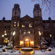 Packard Lab in the snow
