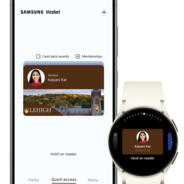 example of Samsung Wallet mobile credential