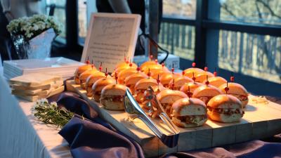 Sliders were just some of the delicious food offered at the first annual Winter Festival