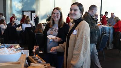 Staff and faculty gathered for the first annual Winter Festival