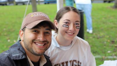 New Lehigh employees enjoy the 2023 New Employee Tailgate event.