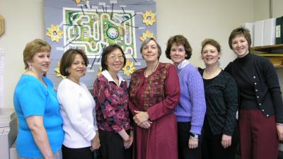 Bonnie Mesler and colleagues from Development and Alumni Relations